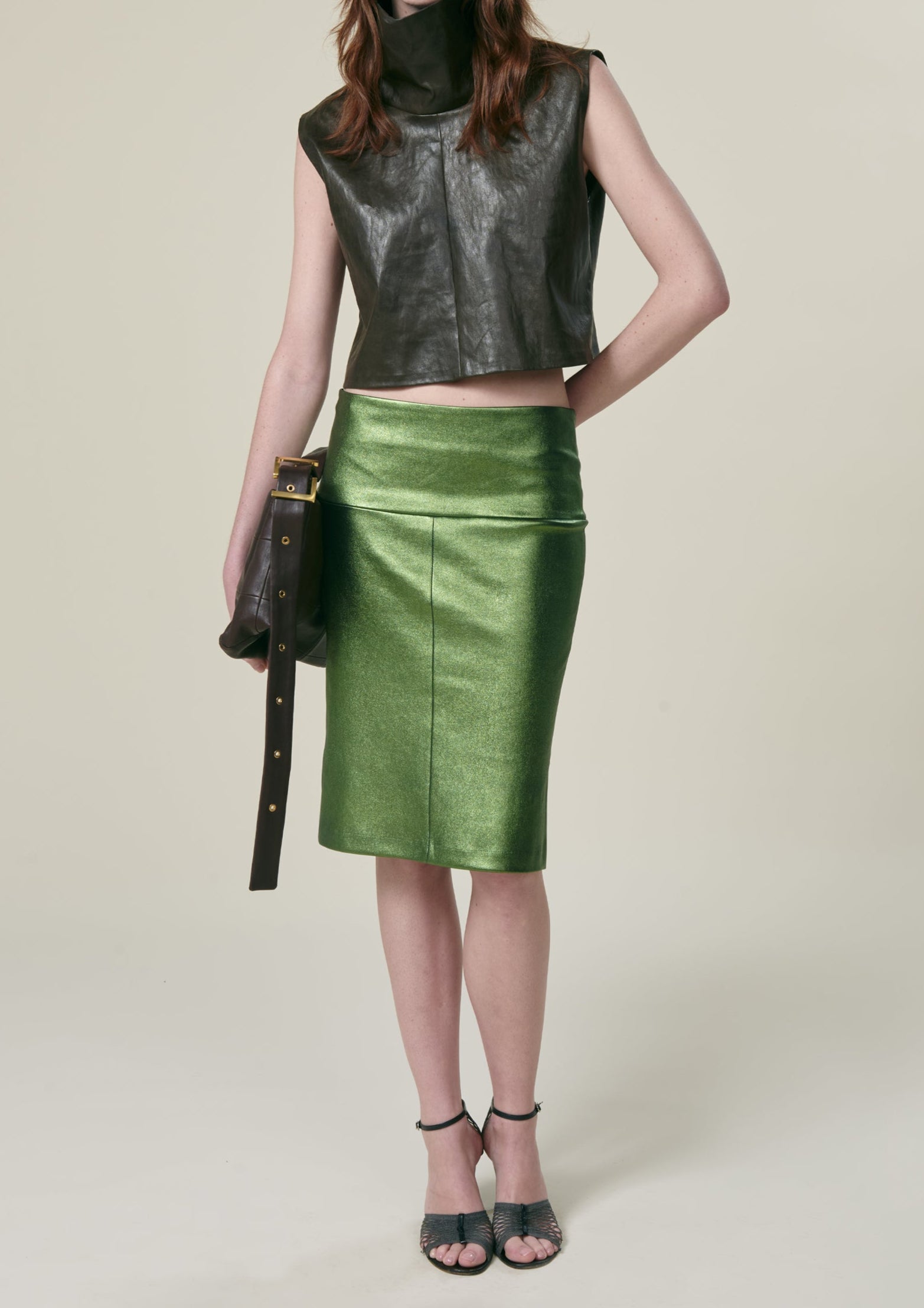 スカート gajess Giselle Leather Skirt 38 Gisele Lether Skirt | Gajess